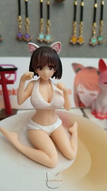 Аниме фигурка Мэгуми Като (Megumi Katou) Coreful Cat Roomwear ver. - Как воспитать героиню из обычной девушки (Saenai Heroine no Sodatekata Fine) - 10 см, копия