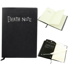 Death Note with rules, notes and pen, Black