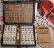 Chinese Board game Mahjong - gift set with 144 tiles, game of "four winds", Mahjong, Set