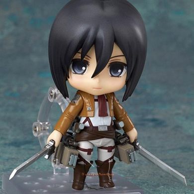 Аниме фигурка (нендороид 365) "Микаса Аккерман (Mikasa Ackerman) - Атака Титанов (Attack on Titan)" - 10 см, Nendoroid (Нендороид), Микаса Аккерман, 10 см, Твёрдое тело с шарнирами, С коробкой, Со сменными деталями