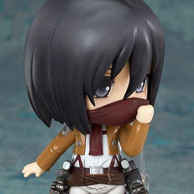 Anime figure (nendoroid 365) "Mikasa Ackerman - Attack on Titan" - 10 cm, Nendoroid, Mikasa Ackerman, 10 cm, Hard body with joints, Boxed, With replaceable parts