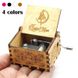 Wooden white music box - melody from Sailor Moon