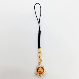 Mini luminescent pendant "Eye of God - Mondstadt" based on the game "Genshin Impact" - pyro element