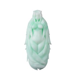 Silicone male masturbator "Harpy" - white-green