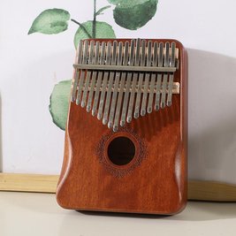 Калимба (Kalimba) на 17 клавиш из красного дерева, Коричнево-красный, Калимба