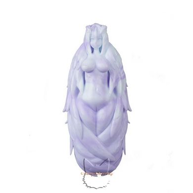 Silicone male masturbator "Harpy" - white-purple