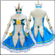 Anime cosplay costume for cosplay character "Soraka Star Guardian" - League of Legends - set, Set, S-L, Sleeveless