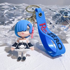 Брелок по аниме "Жизнь в альтернативном мире с нуля (Re:Zero - Starting life in another world)" - Рем