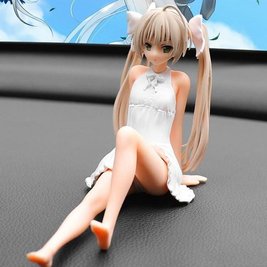 Anime figurine "Kasugano Sora - Loneliness for two (Yosuga no Sora)" - white, 11 cm