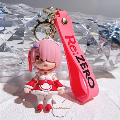 Keychain based on the anime "Life in an alternative world from scratch (Re:Zero - Starting life in another world)" - Ram