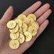 Lucky metal coins "Mora" from the gaming universe "Genshin Impact" - 10 pcs., 2 cm