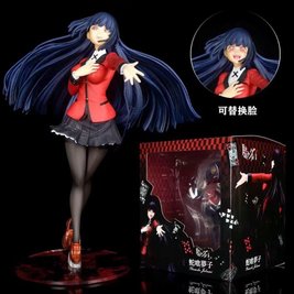 Anime figure "Yumeko Jabami - Crazy Excitement (Kakegurui)" - 21.5 cm, Completed Model, Yumeko Jabami, 21.5 cm, Hard body, Boxed, Copy (Replica)