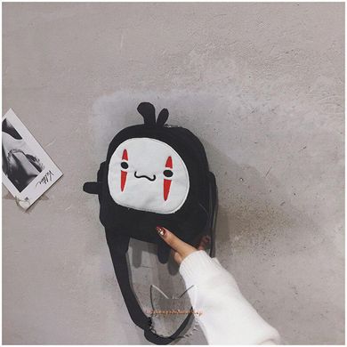 Faceless Man's Bag Based on the Anime Spirited Away - Red