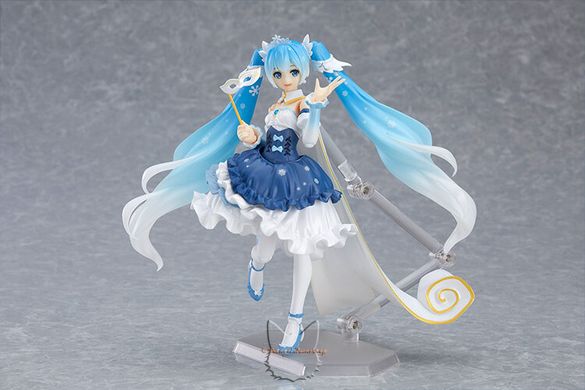 Anime figure (figma EX-054) "Hatsune Miku Snow Princess Ver." 10th anniversary - Vocaloid - 13.5 cm, original